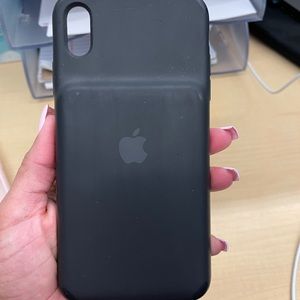COPY - Black Apple iPhone X MAX CHARGING CASE